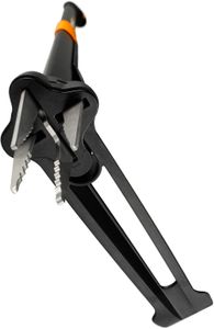 Fiskars Xact Weed Cutter – 1m Stainless Steel, Black/Orange Handle