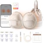 eufy Security Wearable Breast Pump S1 Electric Hands-Free Breast Pump with Heating Technology, App-Controlled Smart Rhythm, Hospital-Grade Suction, Portable Design, Leak-Proof and Ultra-Quiet