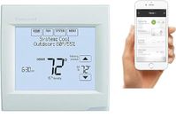 Honeywell Home TH8321WF1001/U VisionPRO 8000 Wi-Fi Programmable Thermostat, 1 Pack, with Playhardest Cleaning Cloth