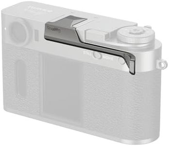 SMALLRIG X Half Thumb Grip for FUJIFILM X Half, Anti-Slip Design, Built-in Silicone Pads (Charcoal Silver) - 5333