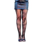 Snake Fishnet Stockings Patterned Tights Fairycore Grunge Cosplay Mall Goth Rocker Lolita Gothic Alternative Anarchy Witch Fish Nets Mesh Embroidered Pantyhose