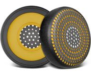 SOULWIT Replacement Earpads for Grado GS1000/GS1000i/GS1000e/GS2000e/PS1000/PS1000e Headphones, Ear Pads Cushions with Softer Protein Leather, High-Density Foam - Yellow