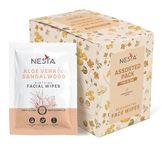 Nesta Refreshing Face Wipes Assorted 30s Box - Pack of 3 Boxes| Total 90 wipes | Individually Wrapped | pH Balanced | Gentle, Hydrating, Soothing