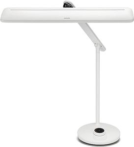 Phillips LED Lampada da Tavolo, Dimmerabile a Fasi, 14W, Bianca