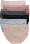 Hanes Women's Seamless Underwear Pack, Comfort Flex Fit Bikini Boyshort or Thong Panties, 6-Pack, Assorted Colors, X-Large