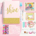 DIY Journaling Set Gifts for Girls Age of 8 9 10 11 12 13 Years Old and Up Personalized Diary For Tweens & Teens Journal for Girls Journal Kit Birthday Gift Cute Art Crafts Scrapbook Stationary Kit