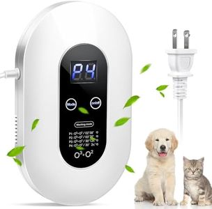 Ozone Odor Eliminator for Strong Odor 99% Cat Litter Deodorizer Dog Poof Odor Removal Air Ionizers Home Plug-in Air Purifier for Bedroom, Toilet, Kitchen, Pets, Shoe, Smoke, Formaldehyde Air Freshener