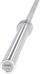Power Systems 23.5kg Squat Bar - Designed specifically for Powerlifters with aggressive knurling and a 17.5" loadable, polished steel sleeve