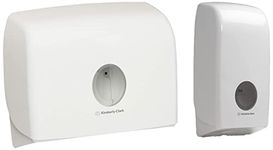 Kimberly-Clark Aquarius Multi Fold Paper Towel Dispenser 70220 & Aquariusâ„¢ Toilet Tissue Dispenser 69460 Combo