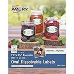 Avery Printable Blank Oval Labels, 