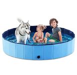 Jasonwell Foldable Collapsible Pet Pool Bathing Tub For Dogs or Cats