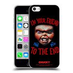 Head Case Designs Officially Licensed Child's Play Friend To The End Key Art Soft Gel Case Compatible With Apple iPhone 5c