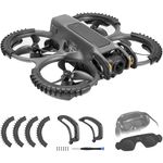 FPVtosky 3-IN-1 Avata 2 Accessories Bundle Kit, Avata 2 Gimbal Bumper Guard+Propeller Guard Protector+Goggles 3 Protective Cover, Fits DJI Avata 2 Drone and Goggle 3