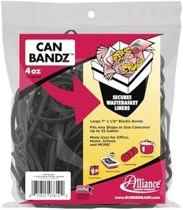 Alliance Rubber Company Inc. Can Bands 7-Inchx.12-Inch 50 Bands Black 07810, Black, 50-Count