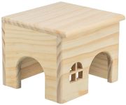 Trixie Wooden House for Hamsters, Beige, 15 x 12 x 15 cm