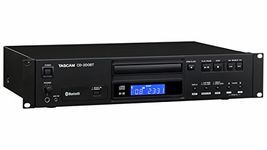 Tascam CD-200Bt CD Player with Bluetooth Receiver, Black