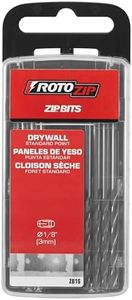 RotoZip ZB16 1/8-Inch Standard Point Drywall Cutting Zip Bit, 16-Pack