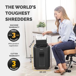 Fellowes AutoMax 90M Micro-Cut Shredder – Automatic Paper Shredding