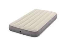 Intex Twin Dura-Beam Series Single High Airbed - Taupe/Grey, One Size