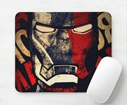 Iron Man Mask Marvel Character Super Hero Desktop Computer Mouse Mat Pad 5mm