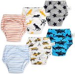 MooMoo Baby New Updgraded Cotton Training Pants Reusable Potty Training Underwear for Toddlers (B-2, 3T)