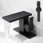 Hoimpro Matte Black Bathroom Vanity