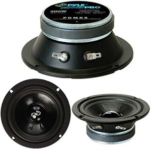 Pyle 1 MIDRANGE PDMR5 altoparlante diffusore da 13,00 cm 130 mm 5" da 100 watt rms e 200 watt max con impedenza 8 ohm per casa feste party, 1 pezzo