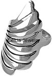 Real 925 Sterling Silver Large Wome