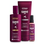 Streax Pro Canvo Line Shampoo, Conditioner & Serum For Straightened Hair