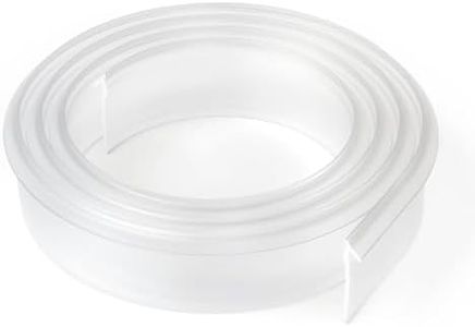 Angled Clear Vinyl Framed Shower Door Drip Sweep 36-in Long Fit for in Swing or Out Swing Doors or in Many Different Applications