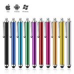 Mixoo Stylus Pen [10 Pack] Universal Capacitive Touch Screen Pens for Tablets, iPad Mini, iPad Pro, iPad Air, Smartphones, Samsung Galaxy - Multiple Colors