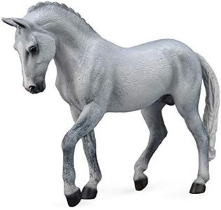 Collecta-Trakehner Grey Stallion Animal Juguete de Caballo, Color Gris, 5.7"" L x 4.3"" H (88733)