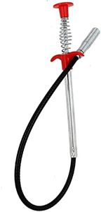 Drain Snake, Drain Clog Remover - Gutter Cleaning Tools Drain Cleaner for Toilet Sewer Shower Kitchen Bathroom Tub Clogged Drains Opener Cleaning Tool, Flexible Grabber Claw Pick Up Reacher (24 inch)