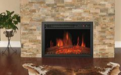 Chemin 'Arte 118 Oxford Insert Electric Fireplace, 1500 W, Black, 65 x 14 x 45 cm