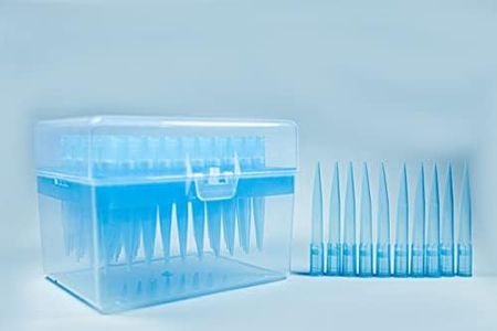 TYQILIN Sterile 1000ul Filtering Pipette Tips - Universal Filter Pipette Tips - Racked,RNase/DNase Free & Pyrogen Safe, Clear, 100 Tips/Rack Pk x 10 Racks（1000 Tips）