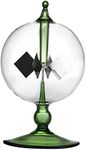 DORAMI Green Solar Power Radiometer Crookes Solar Energy Spinning Vanes Windmill Gift Home Desk Decoration