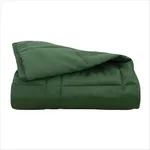 Baloo Weighted Blanket for Adults (Spruce Green - 25lbs 80"x87" - King Size) | Cooling & 100% Cotton Material | with Glass Microbead Fill