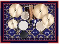 Aucuda Drum Rug 4x6ft Drum Tapis Ma