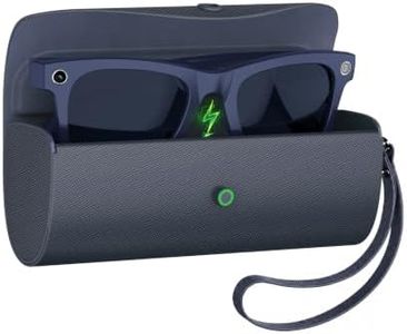 VAWVVA Charging Case for Meta Ray-Ban Glasses - 3500mAh Rechargeable Travel Charger for Wayfarer, Skyler, Headliner & Oakley (Navy, w/o FindMy)