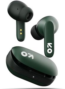 GOBOULT Z20 Made in India Bluetooth Ear Buds Wireless with 51H Playtime, Clear Calling ENC Mic, Low Latency Gaming, 10mm Bass Drivers Earbuds Buds TWS Bluetooth Wireless Earphones (Pine Green)