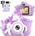 Kids Camera for 3-8 Years Old Toddlers Childrens Boys Girls Selfie Camera 20.0 MP HD 1080P IPS Screen Dual Digital Toy Camera for Kids Christmas Birthday Gifts