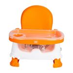 Mee Mee Foldable Booster Seat with Feeding Tray, Orange