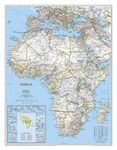 Africa Classic, Laminated: Wall Maps Continents (National Geographic Reference Map)