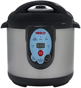 NESCO NPC-9 Smart Electric Pressure Cooker and Canner, 9.5 Quart, Stainless Steel