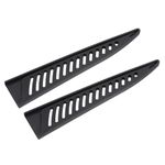 M METERXITY 2 Pack PP Knife Sheaths - Kitchen Knife Protectors Edge Guard Blade Protective Cover for 6" Boning Knife, Apply to Kitchen Camping Traveling (Black)