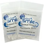 Billy Bob Replacement Thermal Adhesive Fitting Beads for Fake Teeth Package of 2