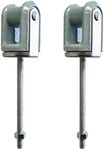 (Pack of 2) Airmont Products AP-10922, Heavy Duty Bolt and Nut Type Porcelain Wire Holder, Reinforced Steel Bolt, Reinforced Steel Support, Ceramic Head for Cables or Wires Acts as an Insulator