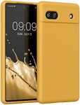 kwmobile Case Compatible with Google Pixel 6a Case - TPU Silicone Phone Cover with Soft Finish - Mango