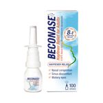 Beconase Hayfever Relief Nasal Spray - 8 in 1 Effective Relief for Allergy Symptoms - Non-drowsy - 100 Sprays,1 Count (Pack of 1) (Packaging may vary)