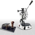 La Pavoni Europiccola Espresso Machine ELQ, Special Package with Tamping Station and Tamper